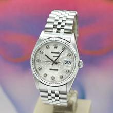 Thumbnail von Rolex Datejust 36 Stahl Ref :16234 Rolex Box & Papiere von 2005 </h1>