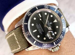 Thumbnail von Rolex Submariner Date Automatic Vintage dating 1982 Serviced ref 16800 16800