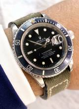 Thumbnail von Rolex Submariner Date Automatic Vintage dating 1982 Serviced ref 16800 16800