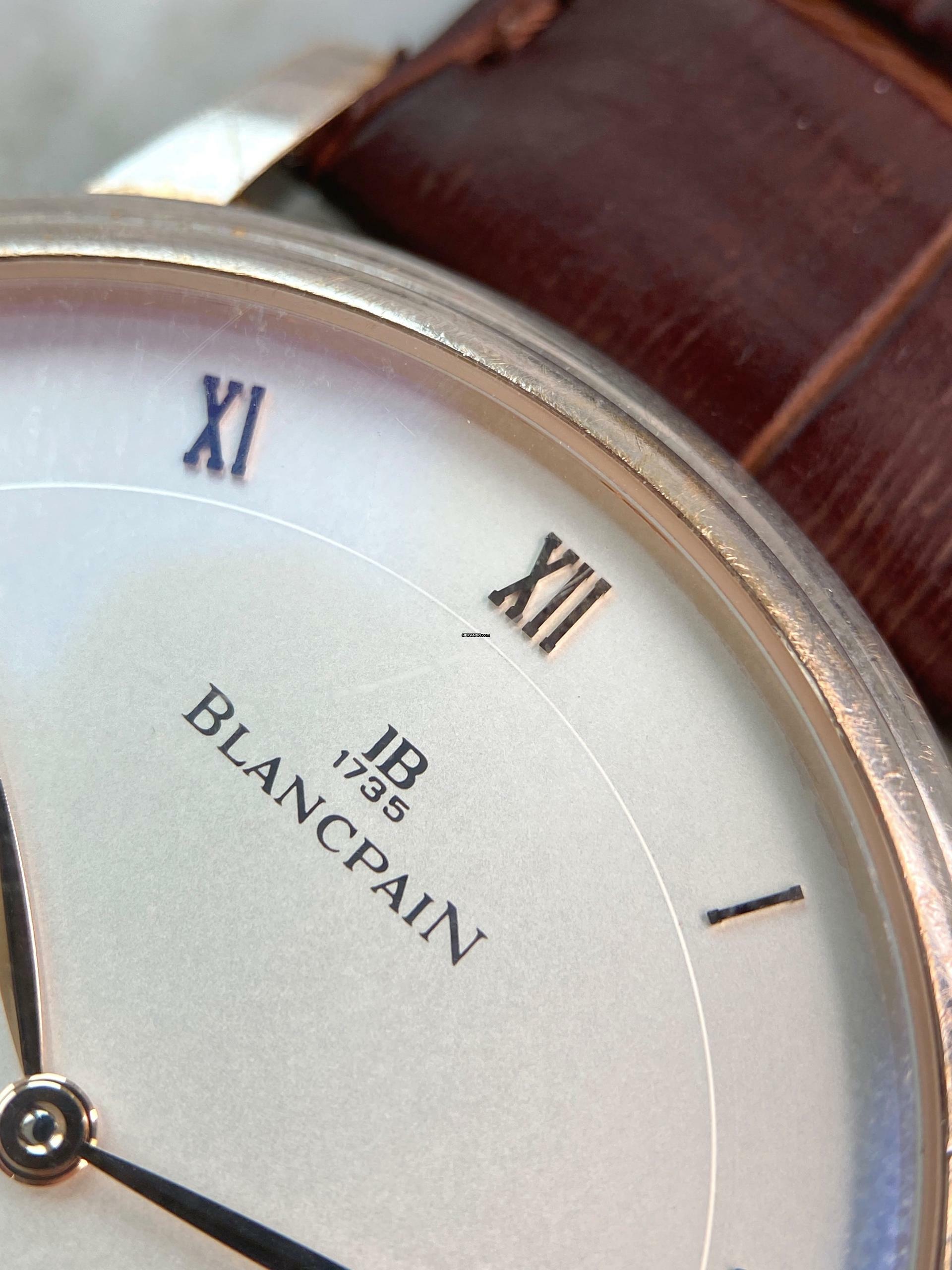 Thumbnail von Blancpain Villeret Big Villeret SOLID WHITE GOLD 40mm Automatic ref 4053 4053