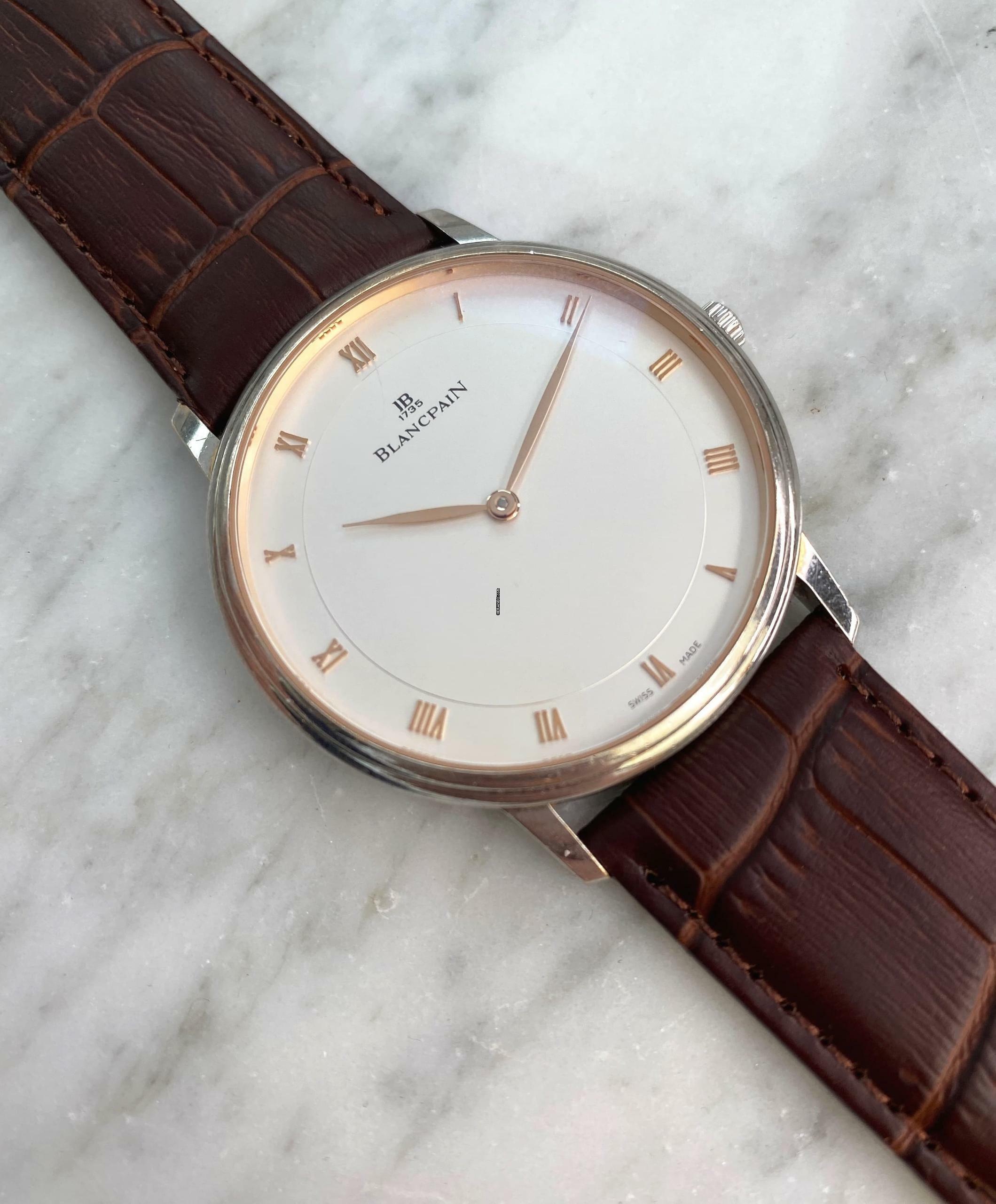 Thumbnail von Blancpain Villeret Big Villeret SOLID WHITE GOLD 40mm Automatic ref 4053 4053