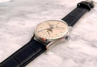 Thumbnail von Omega Seamaster Cosmic Triple Date Moonphase Vintage Steel 2471 2471