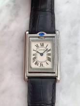Thumbnail von Cartier Tank Basculante Steel 22x32mm ref 2386 Quartz Quarz 2386