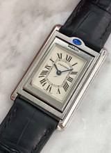 Thumbnail von Cartier Tank Basculante Steel 22x32mm ref 2386 Quartz Quarz 2386