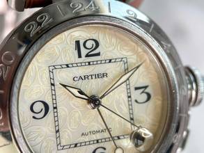 Thumbnail von Cartier Pasha C GMT MOP 35mm Automatic ref 2377 2377