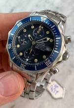 Thumbnail von Omega Seamaster Diver 300 M Automatik 41mm Professional 300M Diver Chronograph James Bond Vintage 2225.80