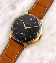 Thumbnail von IWC Early Vintage Solid Gold Restored Black Dial 35mm cal 83 dating 1938 </h1>