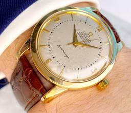 Thumbnail von Omega Seamaster Big 36mm Seamaster Honeycomb Dial Vintage Serviced Automatic Automatik 2494 2494