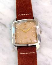 Thumbnail von Omega Bumper Rare Art Deco Case Honeycomb Dial Automatic Bumper 3950 3950
