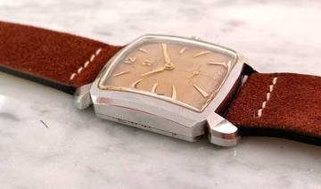 Thumbnail von Omega Bumper Rare Art Deco Case Honeycomb Dial Automatic Bumper 3950 3950