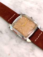 Thumbnail von Omega Bumper Rare Art Deco Case Honeycomb Dial Automatic Bumper 3950 3950