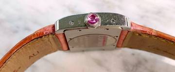 Thumbnail von Cartier Tank Divan Pink Mother of Pearl Dial MOP Quarz Quartz Lady 2599 2599 </h1>