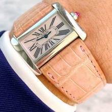 Thumbnail von Cartier Tank Divan Pink Mother of Pearl Dial MOP Quarz Quartz Lady 2599 2599 </h1>