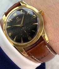 Thumbnail von Omega Bumper Serviced 36mm Jumbo Vintage Automatic Automatik 2494 Bumper Black Dial 2657