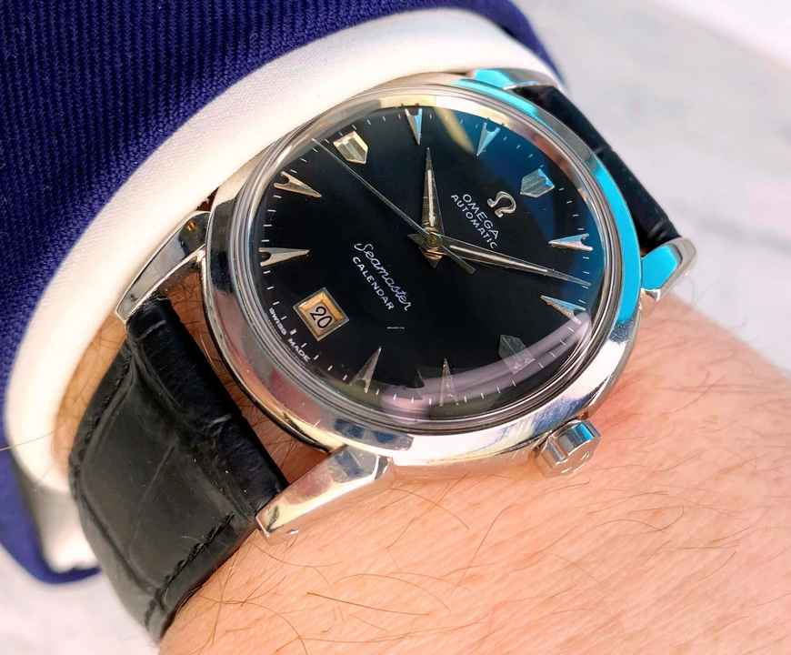  Omega Seamaster Calendar Vintage Serviced Automatic Automatik 2627 black dial 2627 