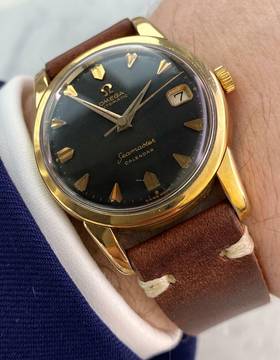  Omega Seamaster Calendar Vintage Automatic Automatik Unrestored Black Dial 2849 2849 