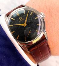Thumbnail von Omega Classic Serviced Vintage Handwinding Black Tropical Dial 2605 2605