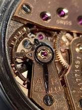 Thumbnail von Omega Classic Unrestored Black Gilt Dial Vintage Serviced 2608