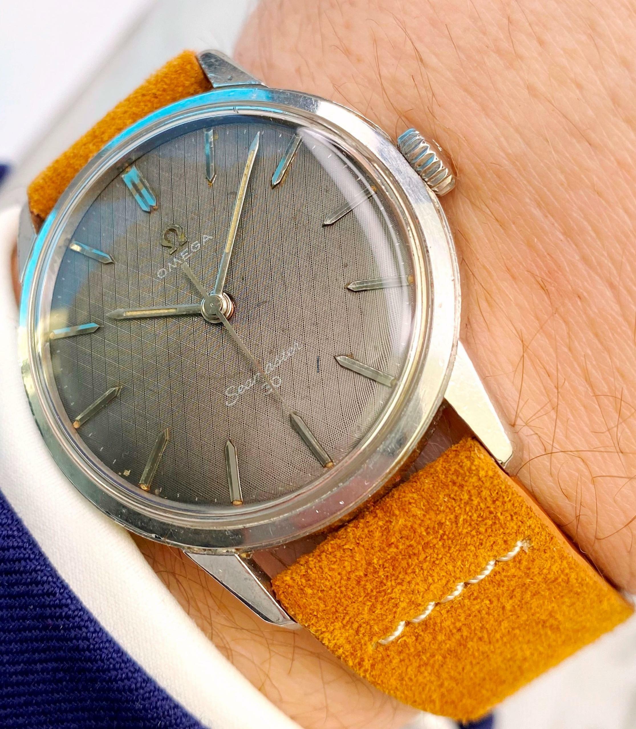  Omega Seamaster Rare Seamaster 30 Vintage Grey Linen Dial 135.007 135007 