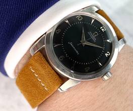 Thumbnail von Omega Seamaster Fat Lugs Seamaster Vintage Automatic Automatik Restored Black Dial 2577 2577