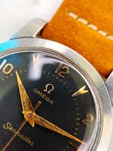 Thumbnail von Omega Seamaster Vintage Handwinding black restored dial 2759 Beefy Lugs - Calatrava Case 2759