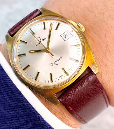 Omega Genève Vintage Handwinding RAINBOW CASE TARNISH 136041 136041 