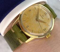 Thumbnail von Omega Classic Vintage Explorer Dial 35mm Engraved Caseback