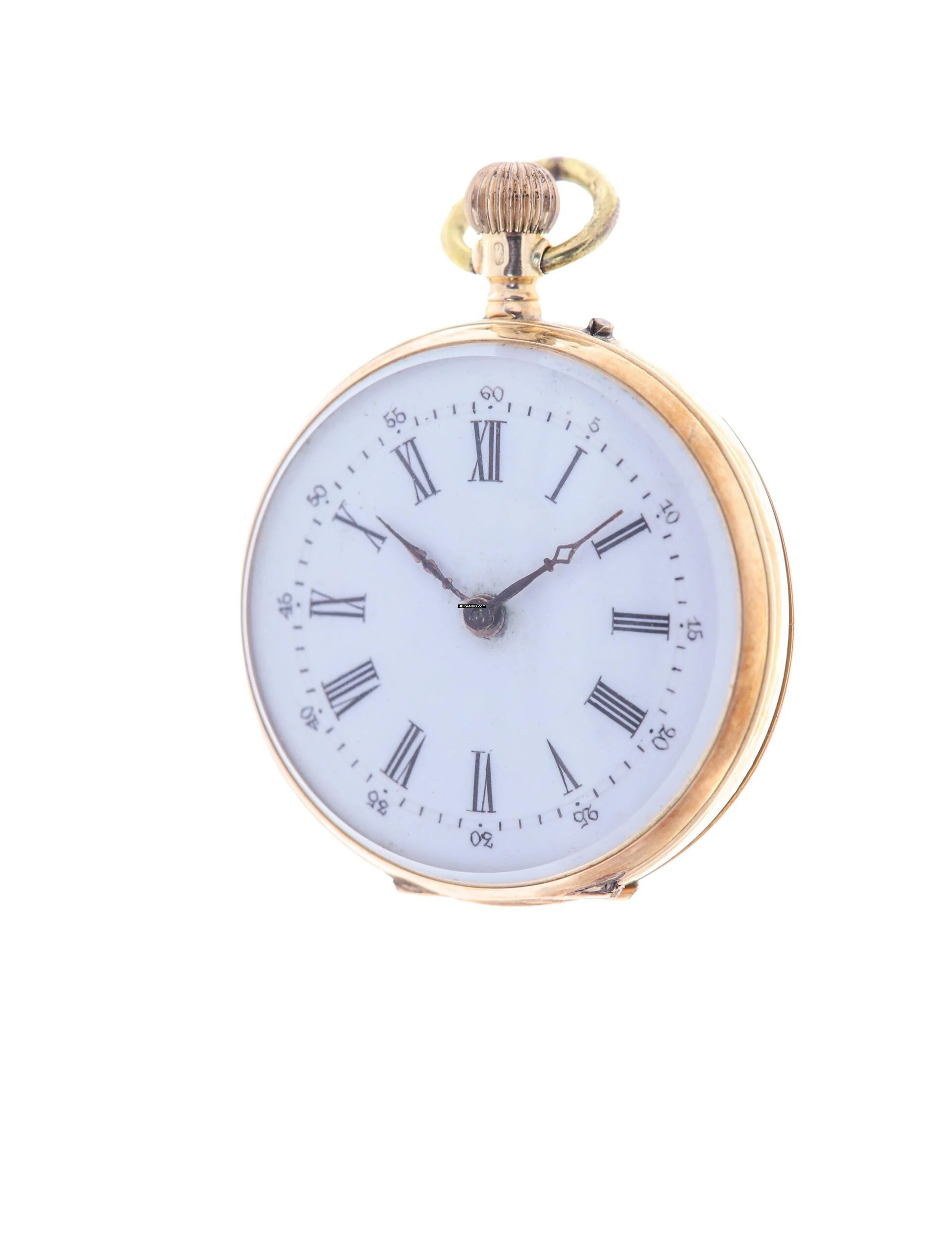 Thumbnail von Swiss Fob Watch 14 k Rose Gold 1900s