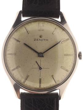  Zenith Gents big manual wind Dress Wristwatch </h1> 