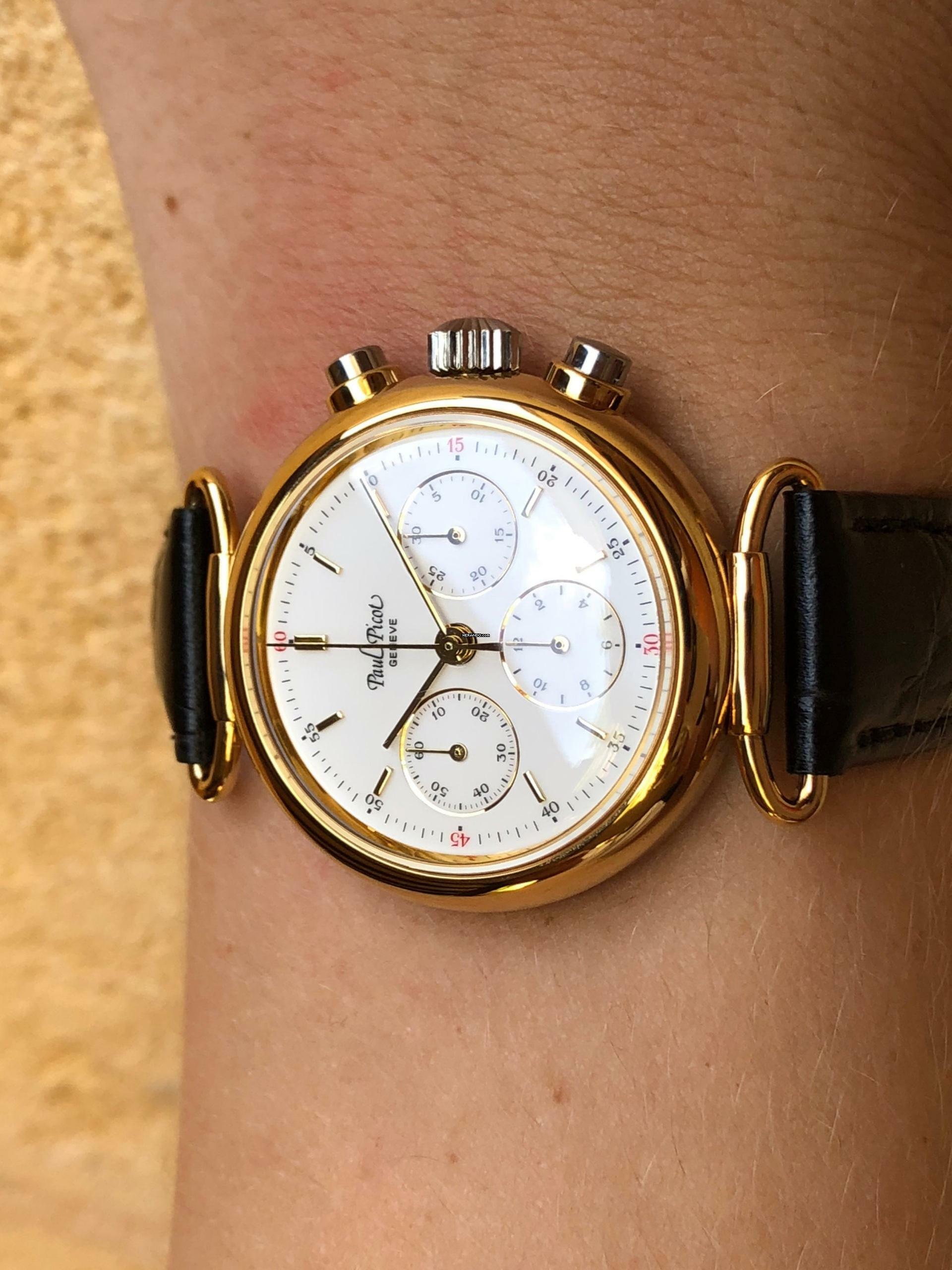 Thumbnail von Paul Picot Gents manual wind Wristwatch Chronograph 4888 </h1>