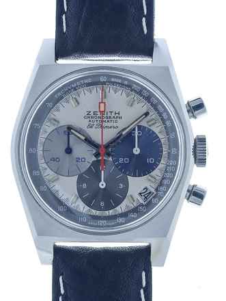  Zenith El Primero A3817 Stainless Steel 1970s 