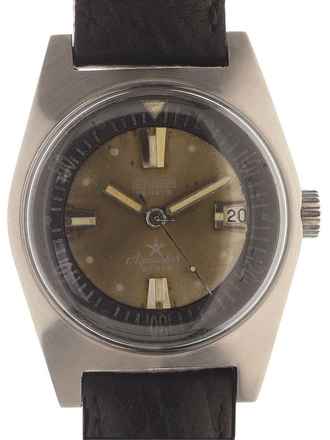  Duward screwed Stainless Steel Case # 250.9080 Ref. 1701 original Aquastar crown inner bi-directional revolving bezel </h1> 
