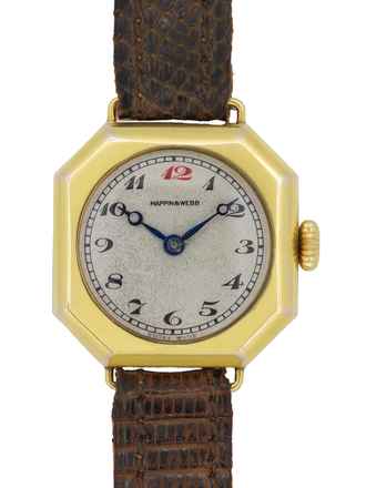  Mappin and Webb Mappin & Webb red 12 lady 9 k Gold 1910s 