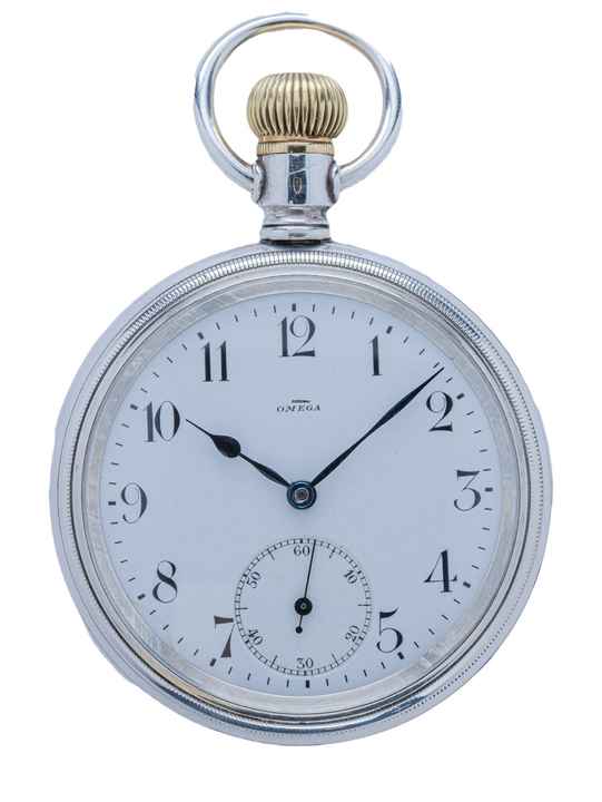  Omega Swing Out Silver 900 1910s 