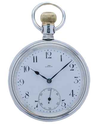  Omega Swing Out Silver 900 1910s 