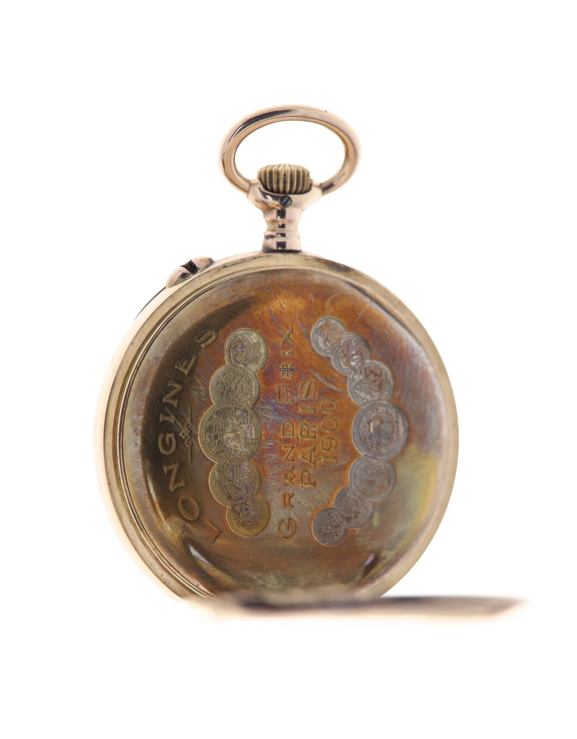 Thumbnail von Longines Fob Watch 14 k Rose Gold 1900s