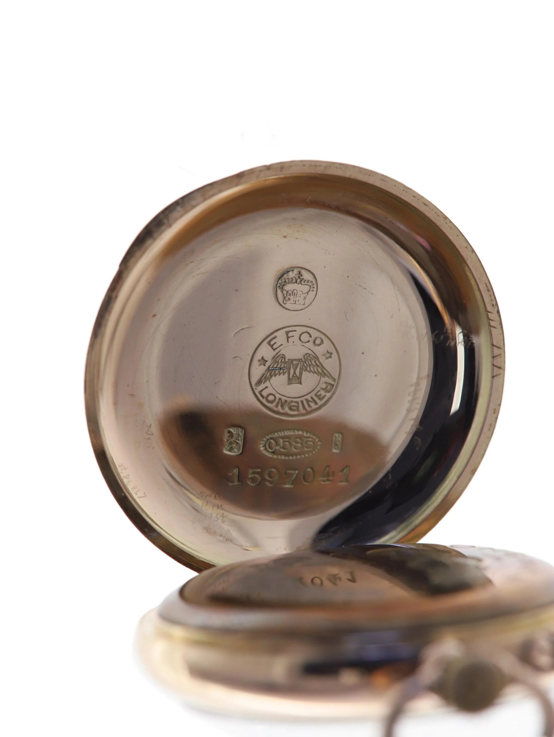 Thumbnail von Longines Fob Watch 14 k Rose Gold 1900s