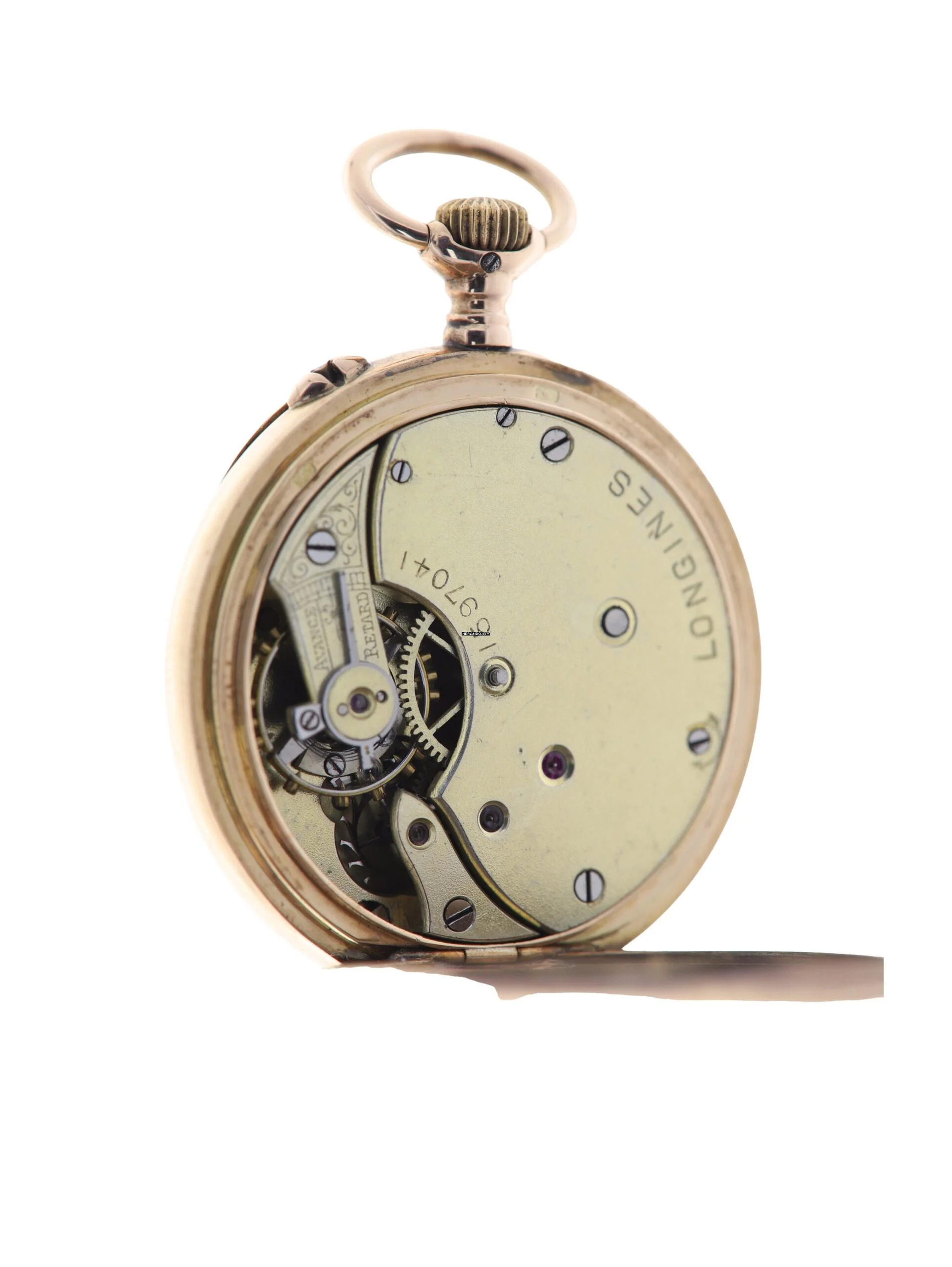 Thumbnail von Longines Fob Watch 14 k Rose Gold 1900s