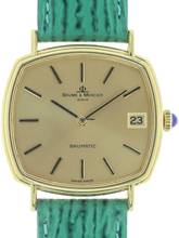 Thumbnail von Baume & Mercier Baumatic NOS 18 k Yellow Gold 1960s