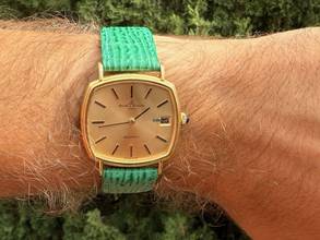 Thumbnail von Baume & Mercier Baumatic NOS 18 k Yellow Gold 1960s