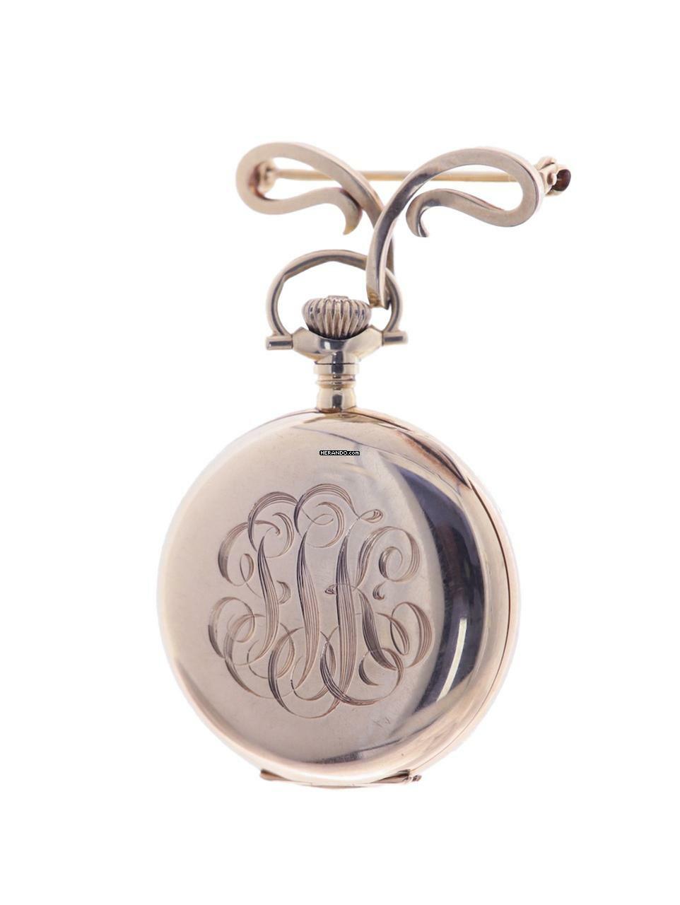 Thumbnail von Waltham Fob Watch 14 k Rose Gold 1900s