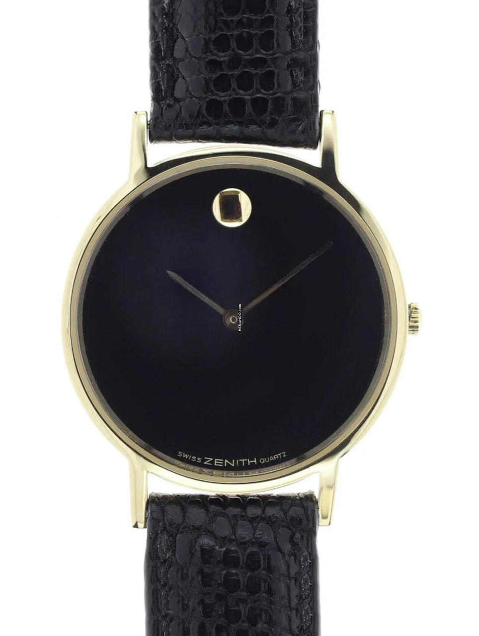  Zenith Flat and elegant 3/4 – Size Gents Design Wristwatch Museum Watch </h1> 