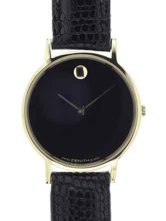  Zenith Flat and elegant 3/4 – Size Gents Design Wristwatch Museum Watch </h1> 