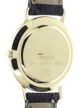 Thumbnail von Zenith Flat and elegant 3/4 – Size Gents Design Wristwatch Museum Watch </h1>