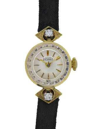  Ernest Borel NOS 18 k Yellow Gold 1970s 