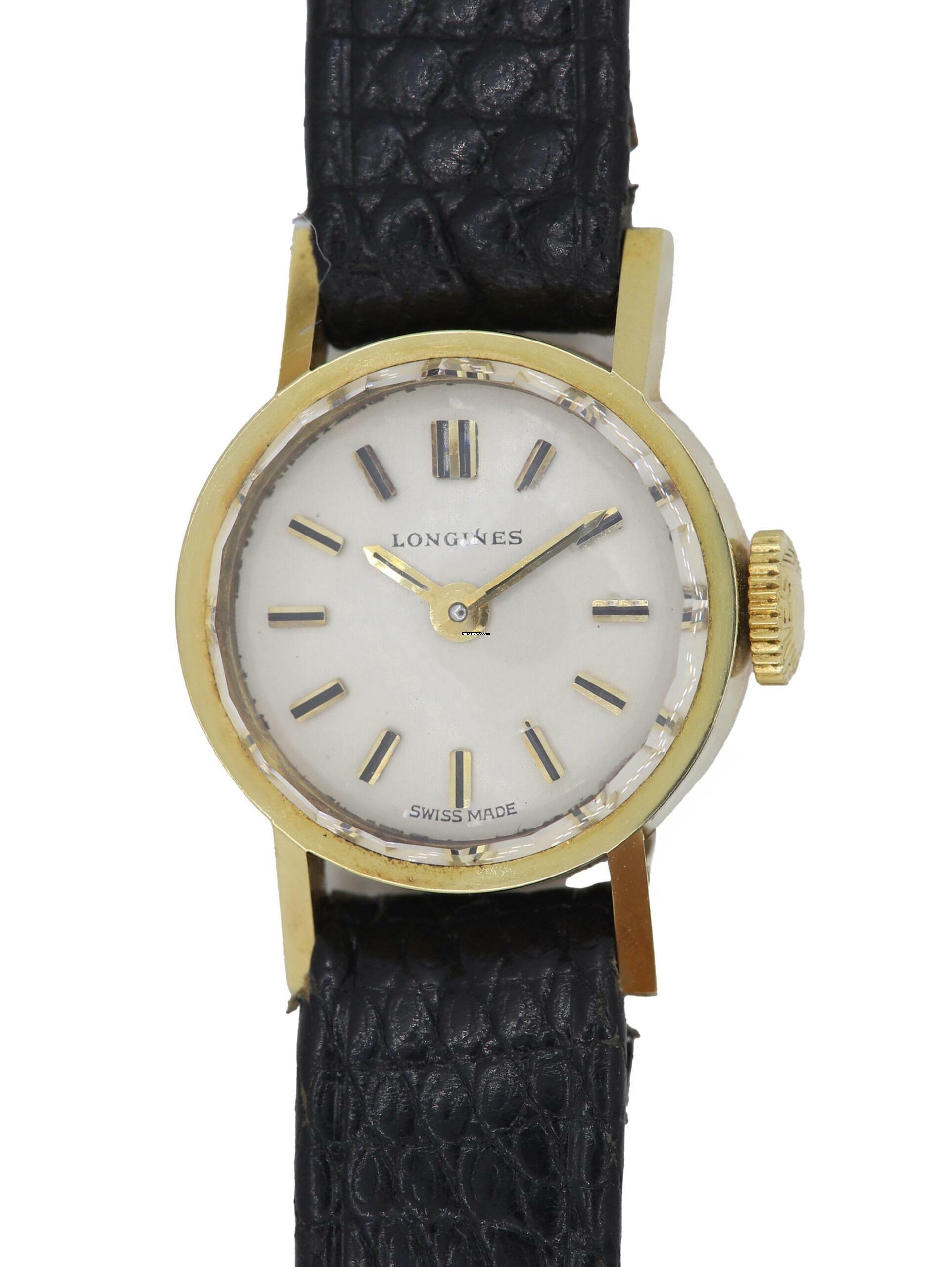  Longines Ladies NOS 18 k Gold 1960s 