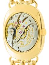 Thumbnail von Patek Philippe Ellipse d'Or Full Set Gents manual wind medium 3/4 size Wristwatch PATEK PHILIPPE GENEVE , complete Set