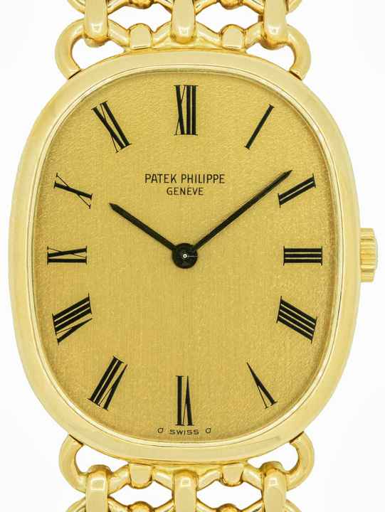  Patek Philippe Ellipse d'Or Full Set Gents manual wind medium 3/4 size Wristwatch PATEK PHILIPPE GENEVE , complete Set  