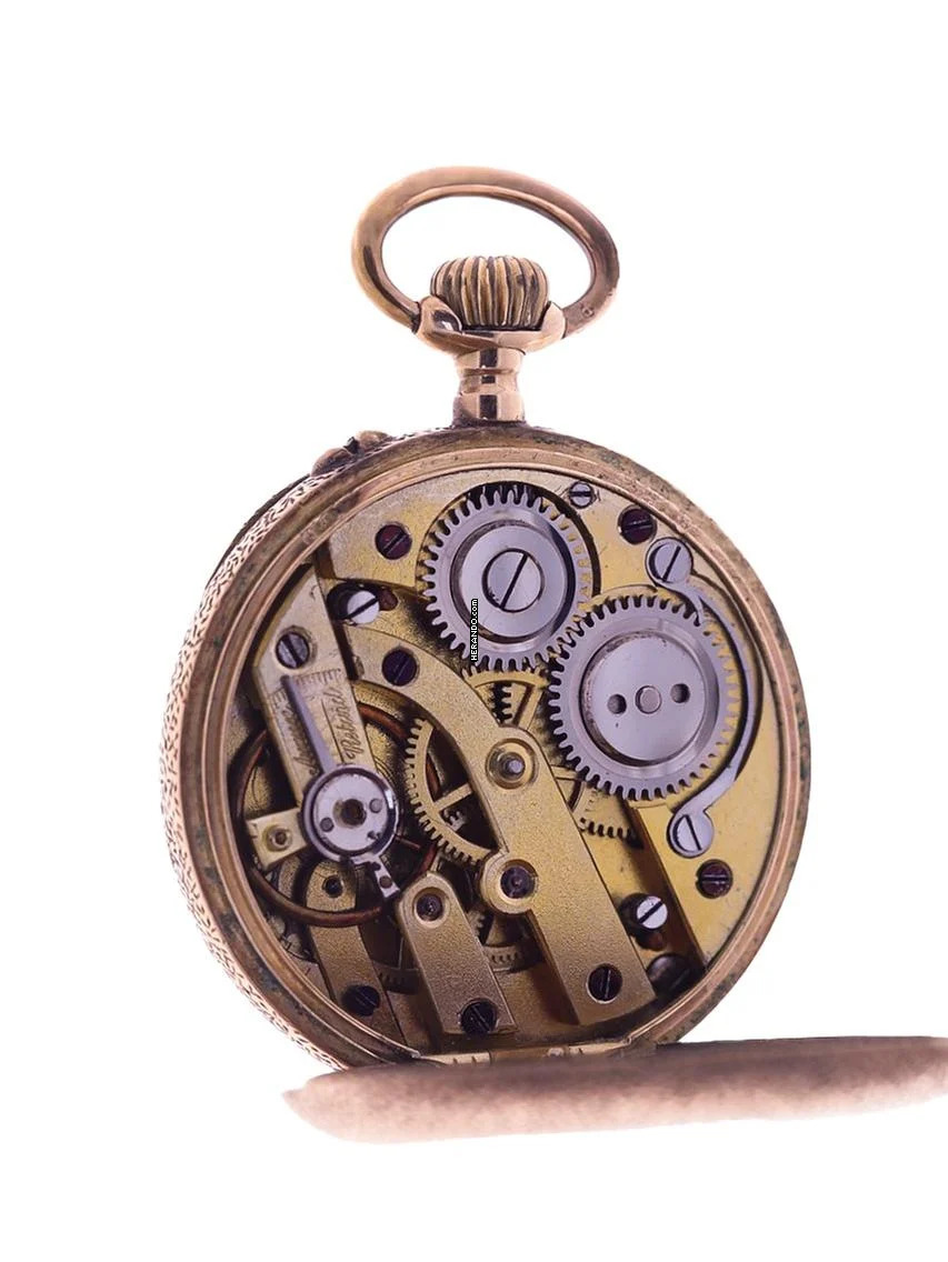 Thumbnail von Swiss Fob Watch 14 k Rose Gold 1900s