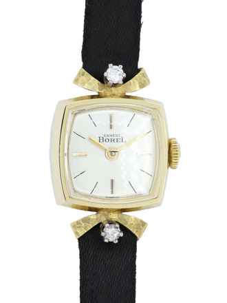  Ernest Borel NOS 18 k Yellow Gold 1970s 